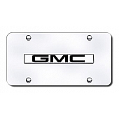 Automotive Gold License Plate - GMC Stainless Steel - GMCNCC