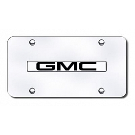 Automotive Gold License Plate - GMC Stainless Steel - GMCNCC