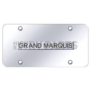 Automotive Gold License Plate - Grand Marquis Stainless Steel - GMQNCC
