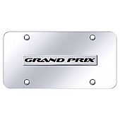 Automotive Gold License Plate - Grand Prix Stainless Steel - GPRNCC