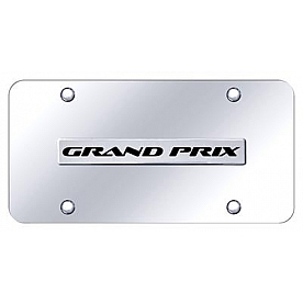Automotive Gold License Plate - Grand Prix Stainless Steel - GPRNCC