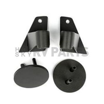 Rugged Ridge Exterior Mirror Relocation Bracket Powder Coated Black Steel Set Of 2 - 1102507