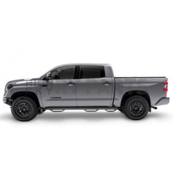 N-Fab Nerf Bar - Truck Wheel to Wheel Black Matte Textured Powder Coated Steel Round - IN9761PTX-1