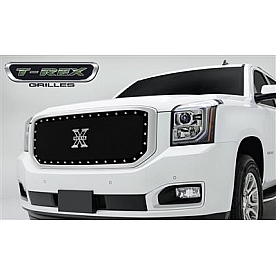 T-Rex Truck Products Grille Insert - Mesh Rectangular Black Powder Coated Steel - 6711691