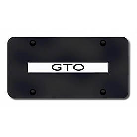 Automotive Gold License Plate - GTO Stainless Steel - GTONCB