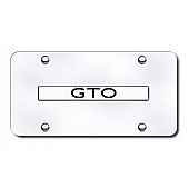 Automotive Gold License Plate - GTO Stainless Steel - GTONCC
