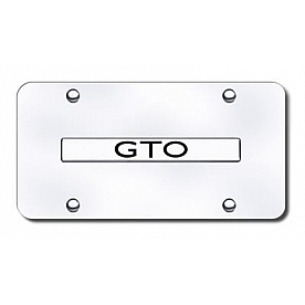 Automotive Gold License Plate - GTO Stainless Steel - GTONCC