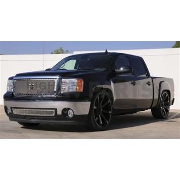 T-Rex Truck Products Grille Insert - Mesh Rectangular Polished Stainless Steel - 6712000