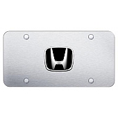 Automotive Gold License Plate - Honda Stainless Steel - HONCS