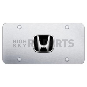 Automotive Gold License Plate - Honda Stainless Steel - HONCS
