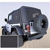 Rugged Ridge Soft Top - Black Denim Standard Top Vinyl - 1372615