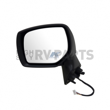 K-Source Exterior Mirror Electric OEM Black Single - 71014U
