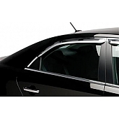 Putco Exterior Mirror Cover Driver And Passenger Side Silver ABS Plastic Set Of 2 - 401745