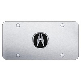 Automotive Gold License Plate - Acura Stainless Steel - ACUCS