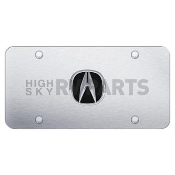 Automotive Gold License Plate - Acura Stainless Steel - ACUCS