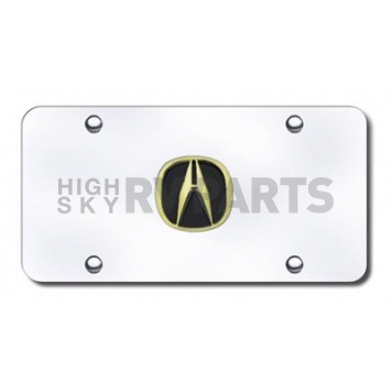 Automotive Gold License Plate - Acura Logo Stainless Steel - ACUGC