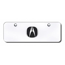 Automotive Gold License Plate - Acura Logo Stainless Steel - ACUGCM
