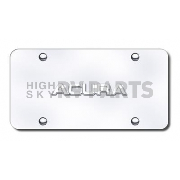 Automotive Gold License Plate - Acura Stainless Steel - ACUNCB