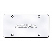 Automotive Gold License Plate - Acura Stainless Steel - ACUNCC