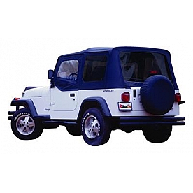 Crown Automotive Soft Top - Black Denim Standard Top Vinyl - RT10215T
