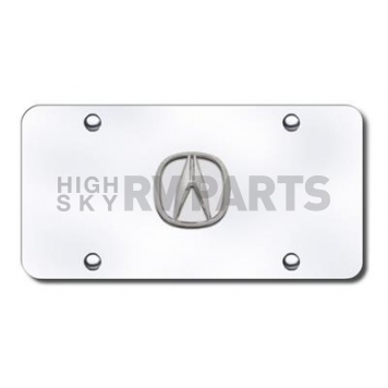 Automotive Gold License Plate - Acura Logo Stainless Steel - ACUPCS