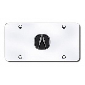 Automotive Gold License Plate - Acura Logo Stainless Steel - ACUPCM