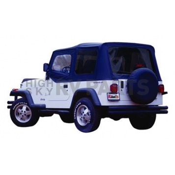 Crown Automotive Soft Top - Black Standard Top Vinyl - RT10015T