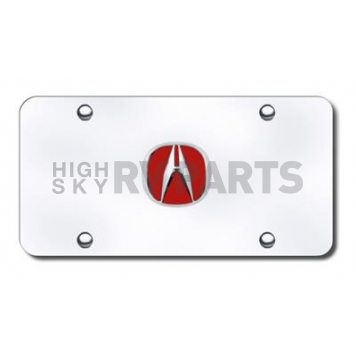 Automotive Gold License Plate - Acura Logo Stainless Steel - ACURCC