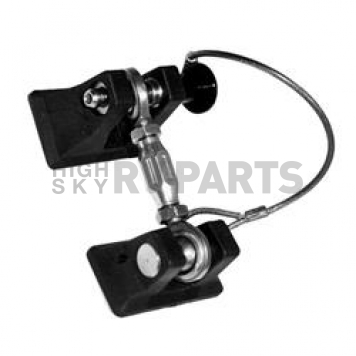 DV8 Offroad Hood Latch Stainless Steel Black Set Of 2 - DJP190031K