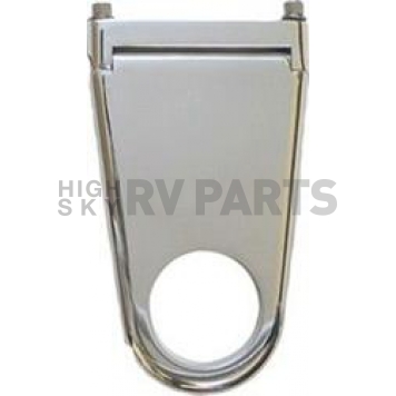 Borgeson Steering Column Mount - Polished Aluminum Silver - 911226