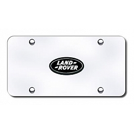 Automotive Gold License Plate - Land Rover Logo Stainless Steel - LANBCC