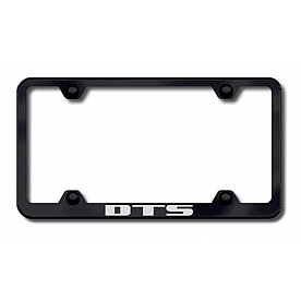 Automotive Gold License Plate Frame - Black Stainless Steel - LFWDTSEB