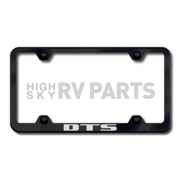 Automotive Gold License Plate Frame - Black Stainless Steel - LFWDTSEB