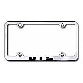 Automotive Gold License Plate Frame - Silver Stainless Steel - LFWDTSEC