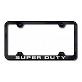 Automotive Gold License Plate Frame - Silver Stainless Steel - LFWDTYEC