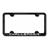 Automotive Gold License Plate Frame - Black Stainless Steel - LFWCHAEB