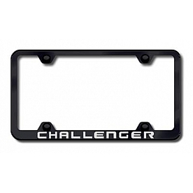Automotive Gold License Plate Frame - Black Stainless Steel - LFWCHAEB