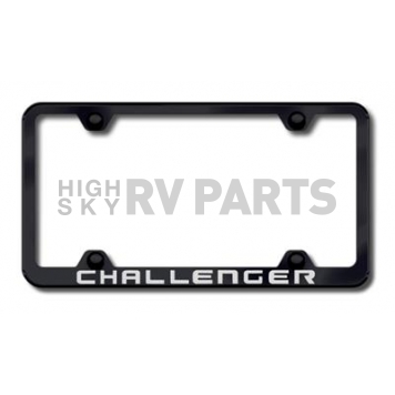 Automotive Gold License Plate Frame - Black Stainless Steel - LFWCHAEB