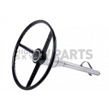 Flaming River Steering Column - 30 Inch Silver Stainless Steel - R20005F1SS