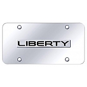 Automotive Gold License Plate - Liberty Stainless Steel - LIBNCC