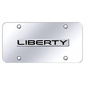 Automotive Gold License Plate - Liberty Stainless Steel - LIBNCC