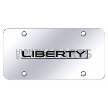 Automotive Gold License Plate - Liberty Stainless Steel - LIBNCC