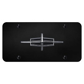Automotive Gold License Plate - Lincoln Logo Stainless Steel - LINHCB