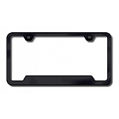 Automotive Gold License Plate Frame - Black Stainless Steel - GF462B