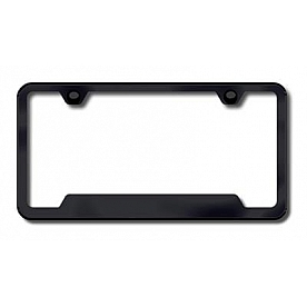 Automotive Gold License Plate Frame - Black Stainless Steel - GF462B