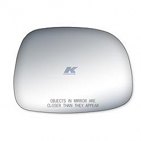 K-Source Exterior Mirror Glass Rectangular Power Single - 90258