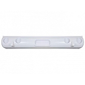 Icon Bumper One Piece Design Polar White ABS Plastic - 14338