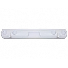 Icon Bumper One Piece Design Polar White ABS Plastic - 14338
