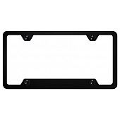 Automotive Gold License Plate Frame - Black Stainless Steel - GF464B