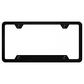 Automotive Gold License Plate Frame - Black Stainless Steel - GF464B